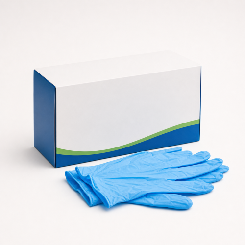 Blue Nitrile Gloves - Box of 100